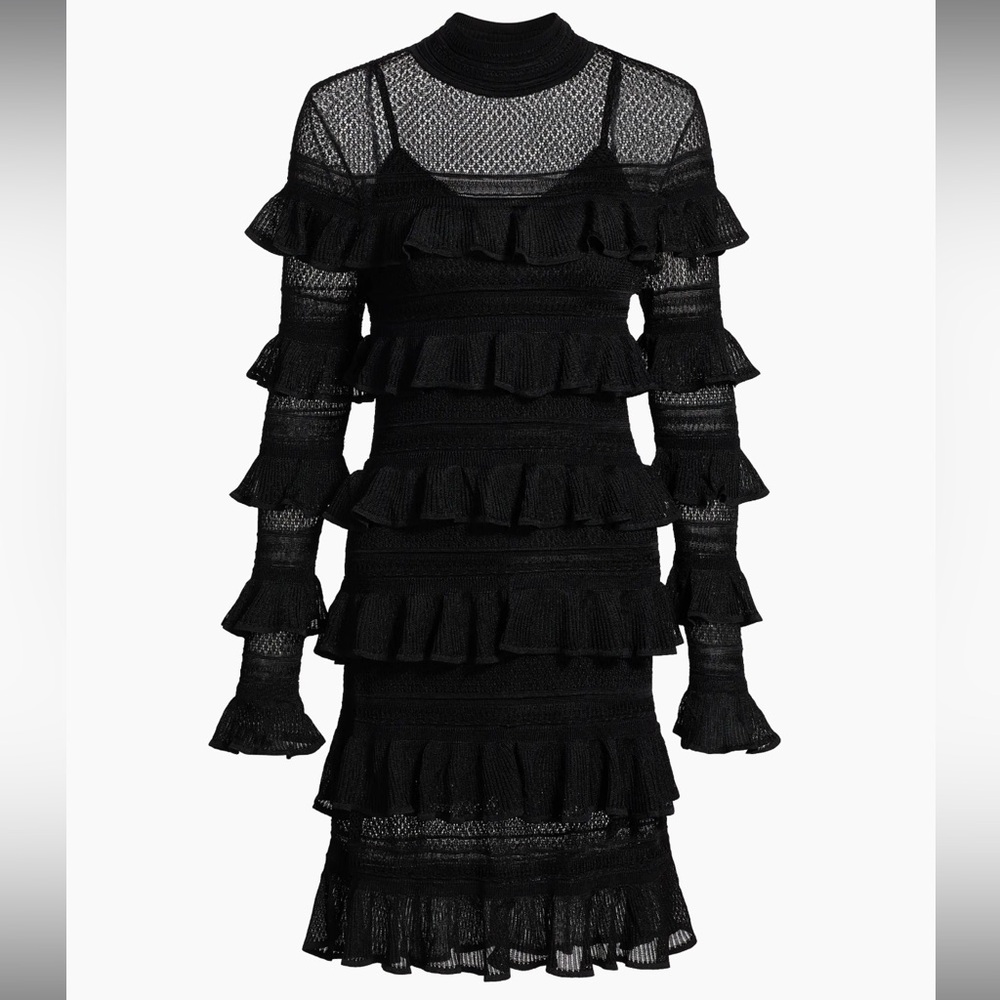 Zimmermann Crush Frilled Dress 1 - Picture 2 of 11